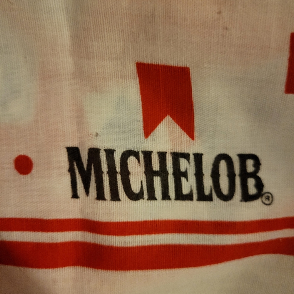Retro Beer Bandanas ~ Michelob & Budweiser ~ GUC ~ Unisex ~ - Picture 4 of 13